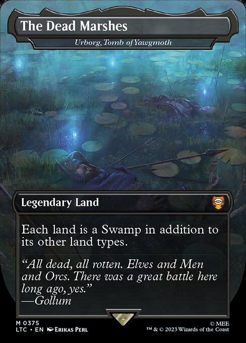 Each land is a Swamp in addition to its other land types.