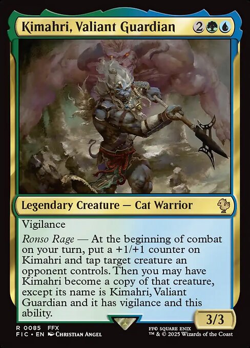 Kimahri, Valiant Guardian (Foil)
