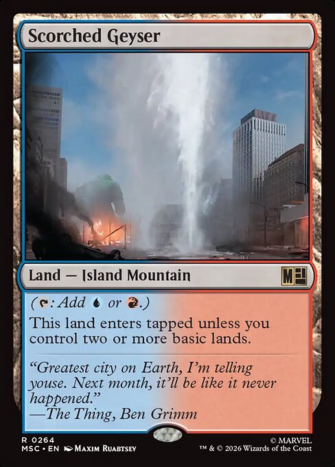 Scorched Geyser (Foil)