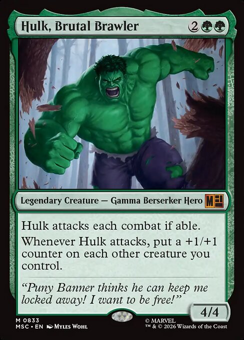 Hulk, Brutal Brawler (Foil)