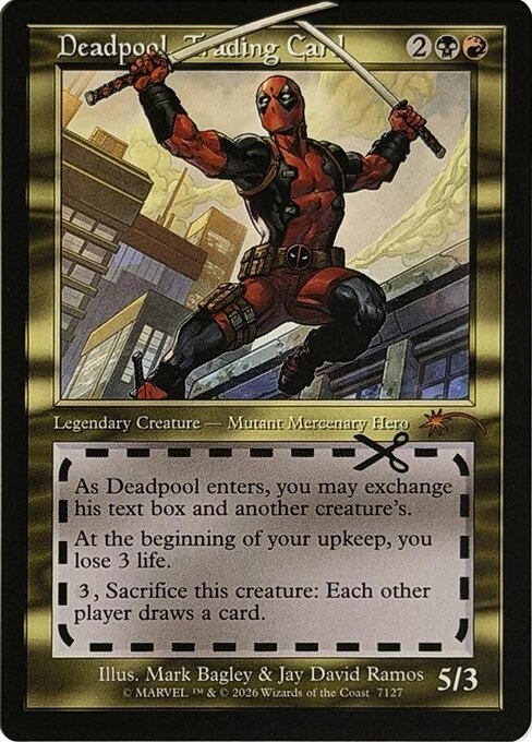 Deadpool, Trading Card (Foil)