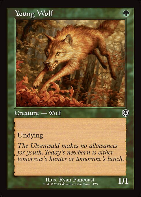Undying (When this creature dies, if it had no +1/+1 counters on it, return it to the battlefield under its owner's control with a +1/+1 counter on it.)