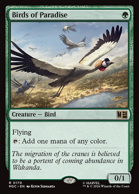 Birds of Paradise (Foil)