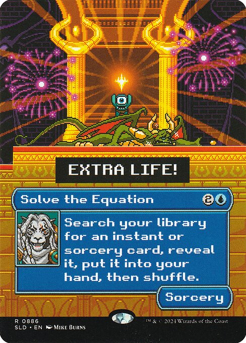 Search your library for an instant or sorcery card, reveal it, put it into your hand, then shuffle.