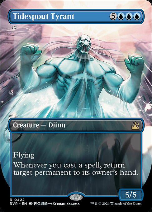 Flying
Whenever you cast a spell, return target permanent to its owner's hand.