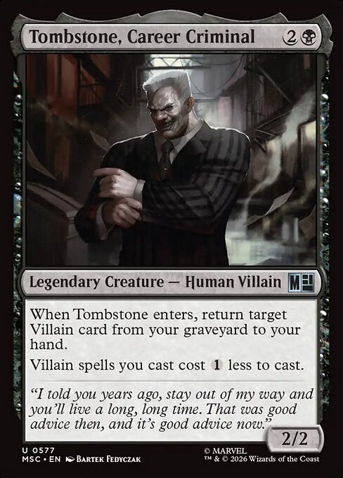 Tombstone, Career Criminal (Foil)