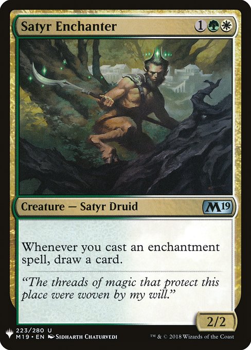 Whenever you cast an enchantment spell, draw a card.