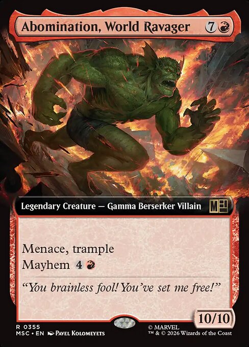 Abomination, World Ravager (Foil)
