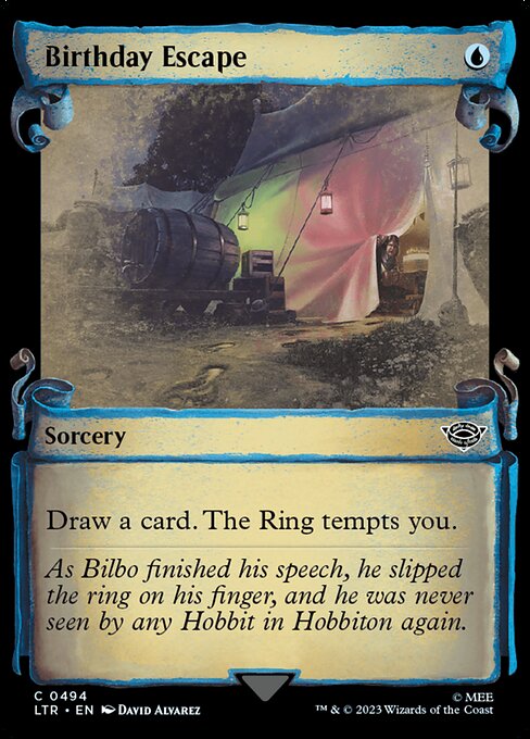 Draw a card. The Ring tempts you.