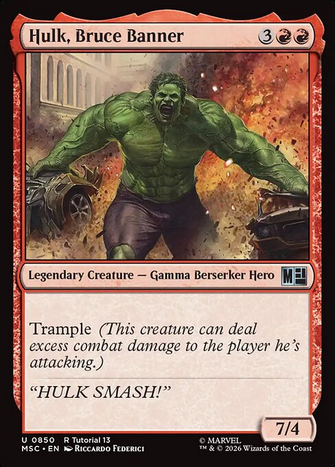 Hulk, Bruce Banner (Foil)
