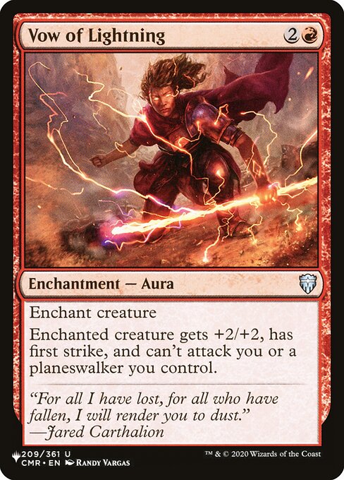 Enchant creature
Enchanted creature gets +2/+2, has first strike, and can't attack you or planeswalkers you control.