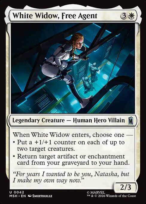 White Widow, Free Agent (Foil)
