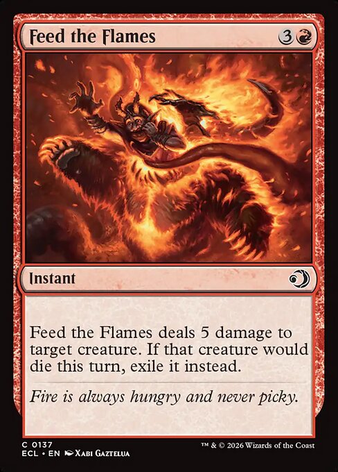 Feed the Flames (Foil)