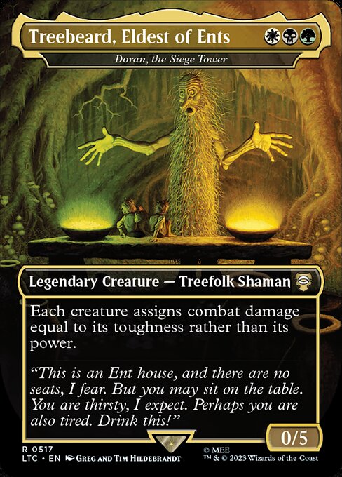 Each creature assigns combat damage equal to its toughness rather than its power.
