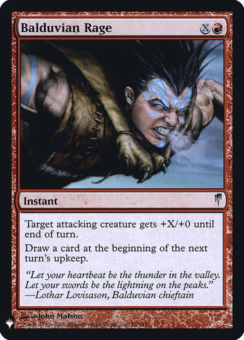 Target attacking creature gets +X/+0 until end of turn.
Draw a card at the beginning of the next turn's upkeep.