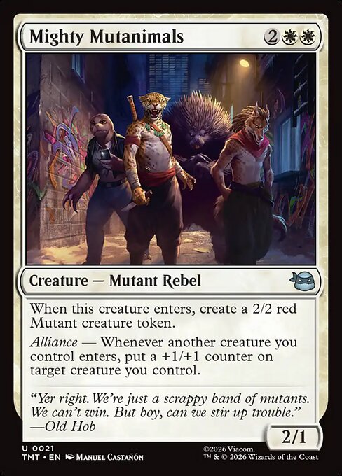 Mighty Mutanimals (Foil)