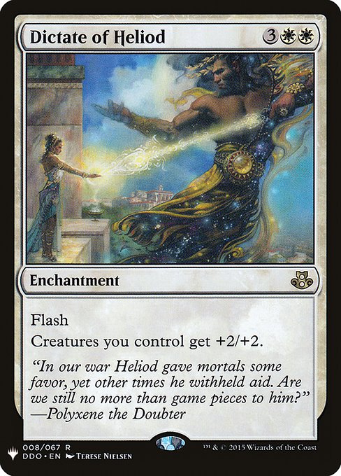 Flash
Creatures you control get +2/+2.
