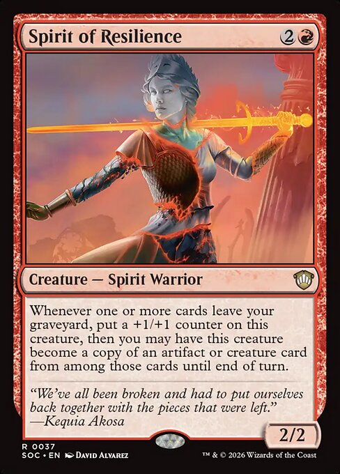 Spirit of Resilience (Foil)
