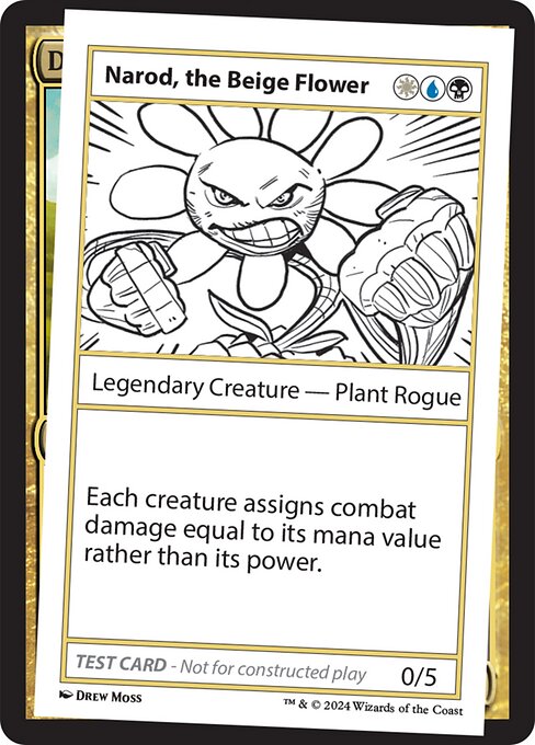 Each creature assigns combat damage equal to its mana value rather than its power.