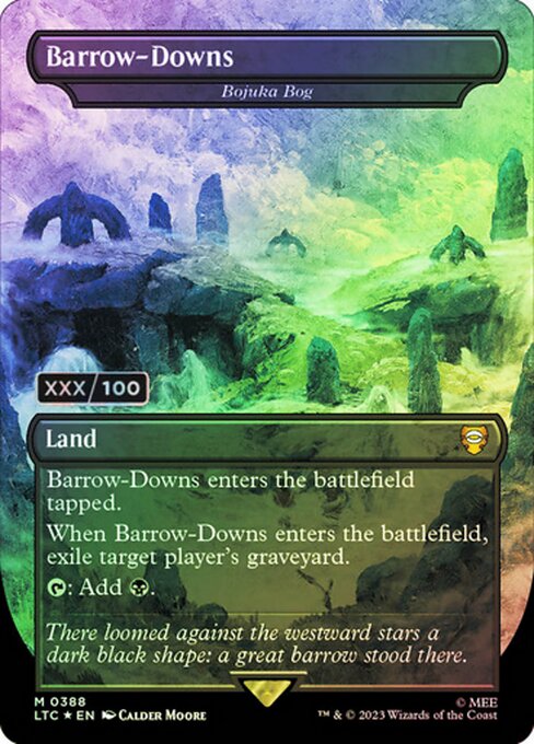 Bojuka Bog enters the battlefield tapped.
When Bojuka Bog enters the battlefield, exile target player's graveyard.
{T}: Add {B}.
