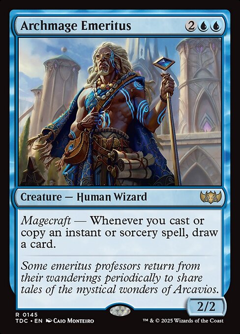 Magecraft — Whenever you cast or copy an instant or sorcery spell, draw a card.