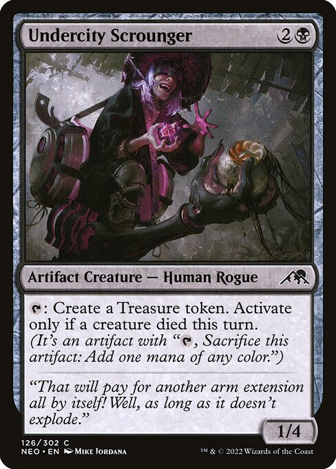 {T}: Create a Treasure token. Activate only if a creature died this turn. (It's an artifact with "{T}, Sacrifice this artifact: Add one mana of any color.")