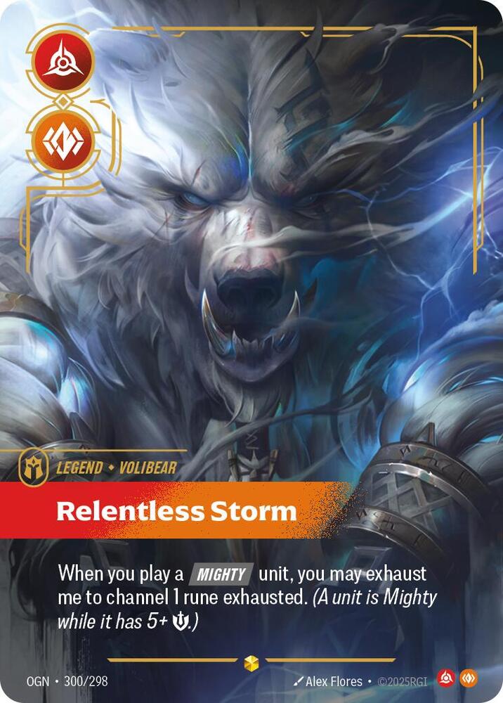 Volibear, Relentless Storm (Overnumbered) (Foil)