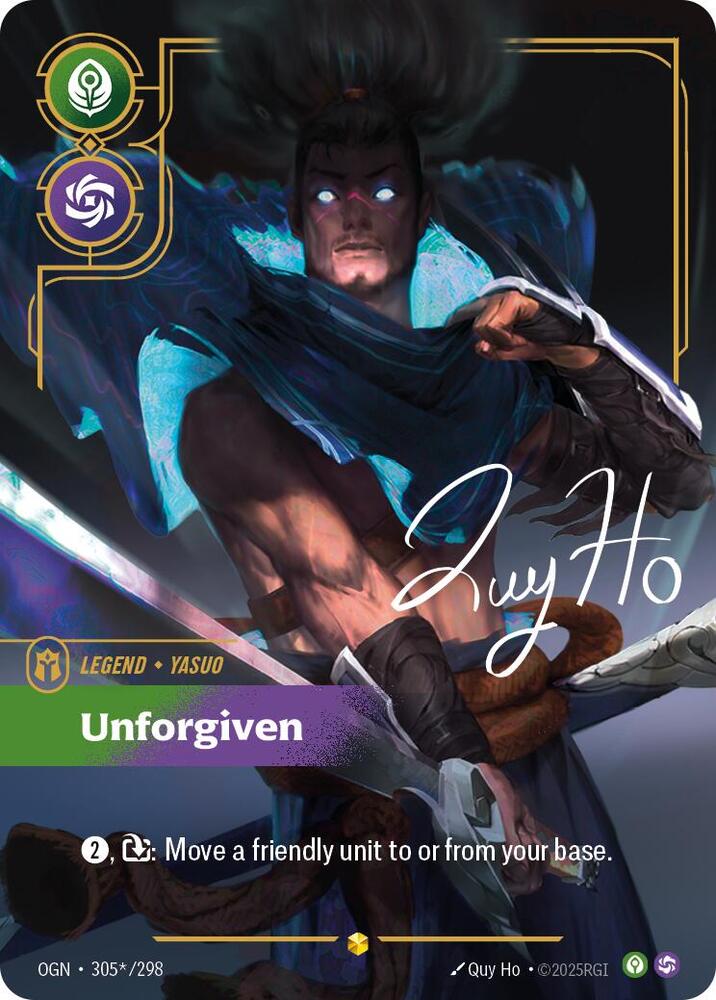 Yasuo, Unforgiven (Signature) (Foil)