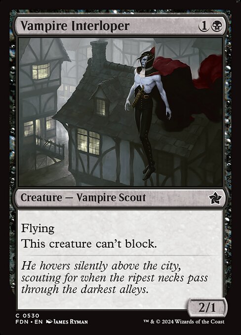Flying
This creature can't block.