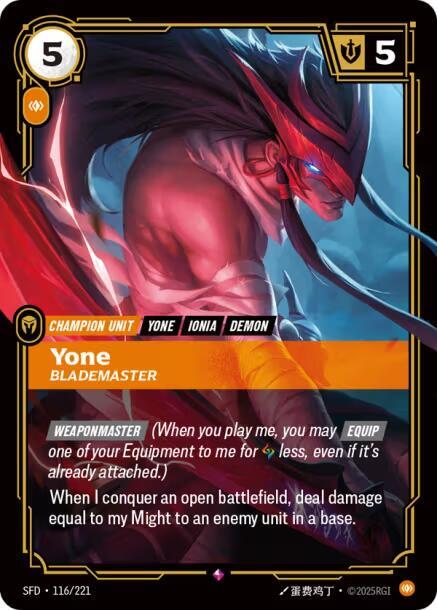Yone, Blademaster (Foil)