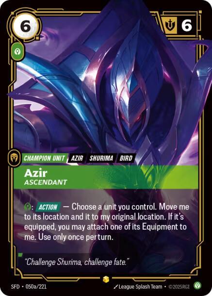 Azir, Ascendant (Alternate Art) (Foil)