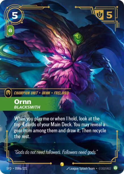 Ornn, Blacksmith (Alternate Art) (Foil)