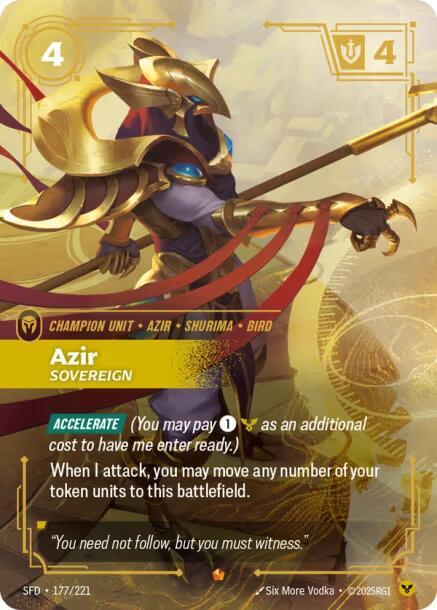 Azir, Sovereign (Foil)