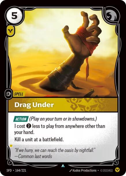Drag Under (Foil)