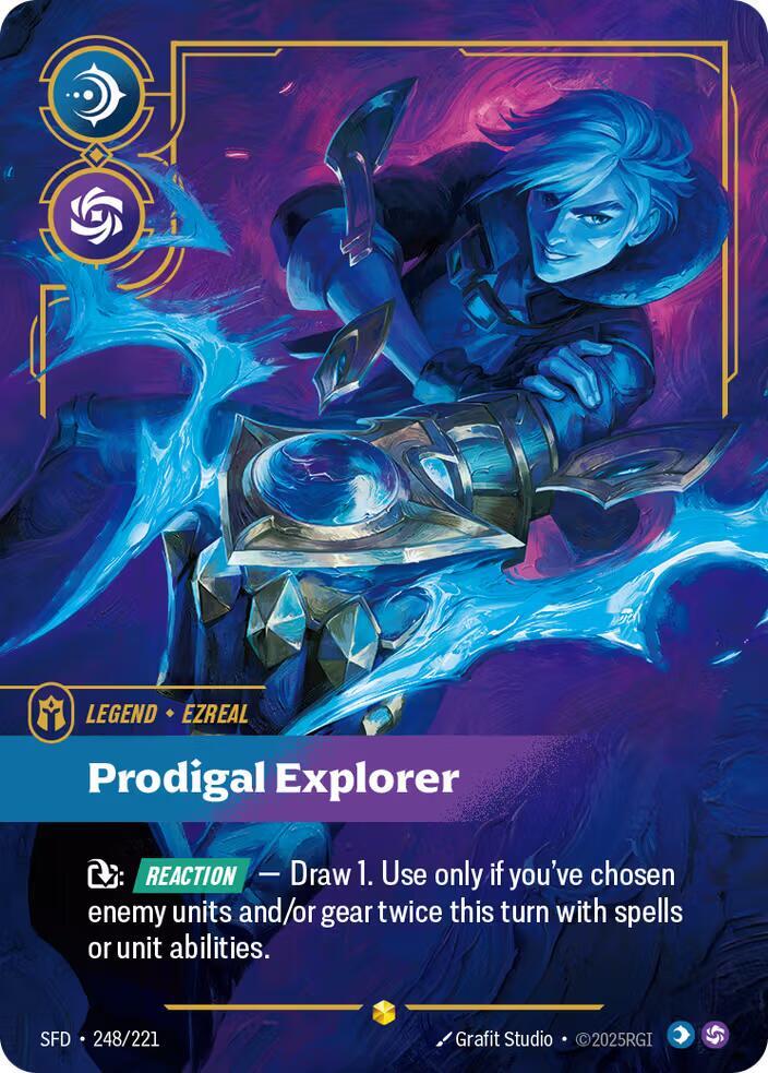 Ezreal, Prodigal Explorer (Overnumbered) (Foil)