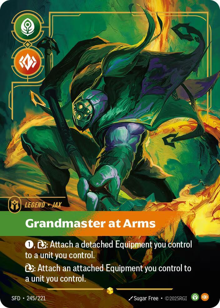 Jax, Grandmaster At Arms (Overnumbered) (Foil)