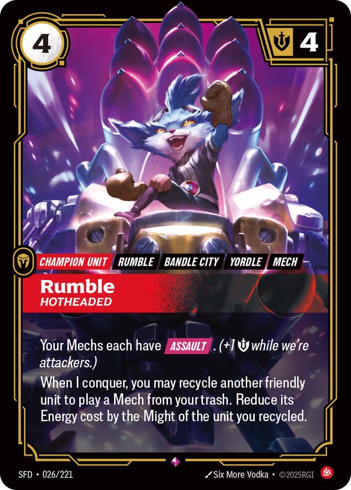 Rumble, Hotheaded (Foil)
