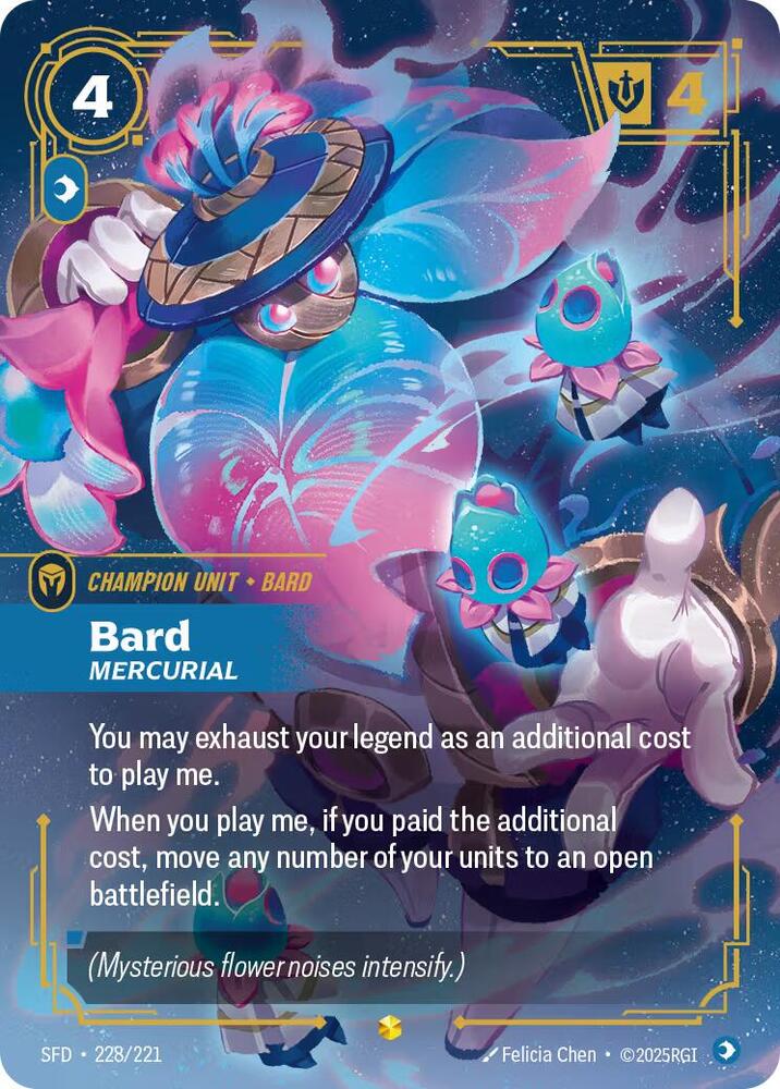 Bard, Mercurial (Overnumbered) (Foil)