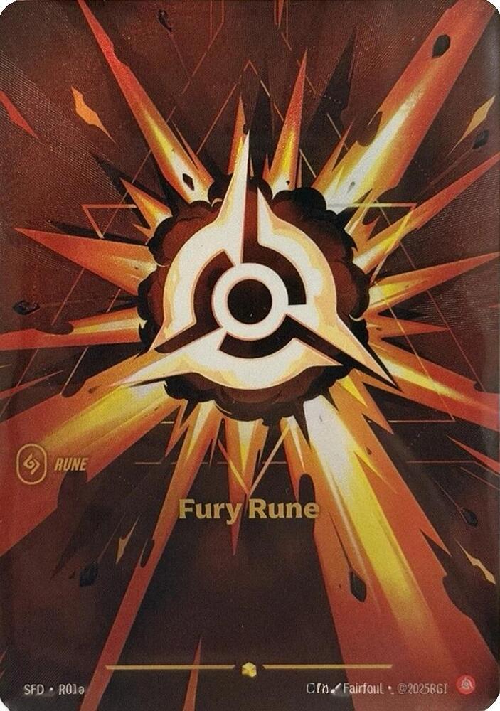 Fury Rune (R01a) (Foil)