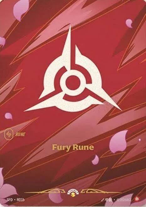 Fury Rune (R01b) (Foil)