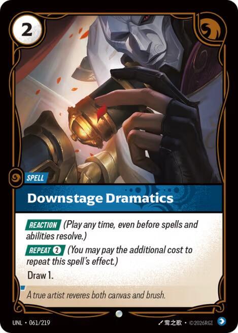 Downstage Dramatics (Foil)