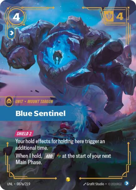Blue Sentinel (Alternate Art) (Foil)