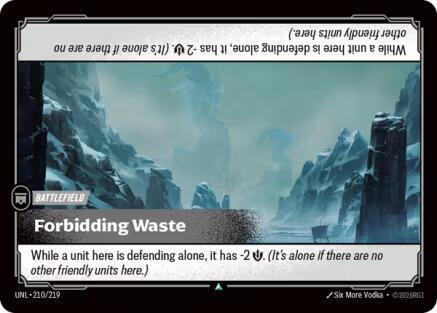 Forbidding Waste (Foil)