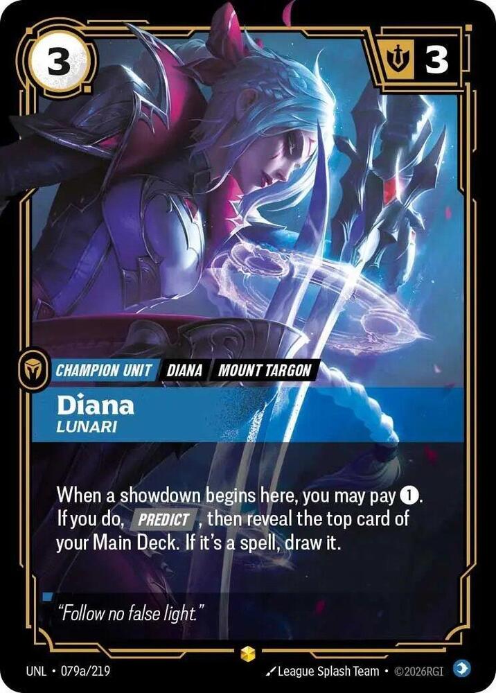 Diana, Lunari (Alternate Art) (Foil)