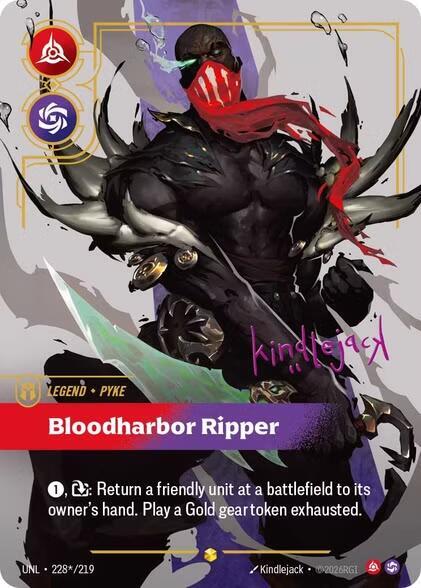 Pyke, Bloodharbor Ripper (Signature) (Foil)