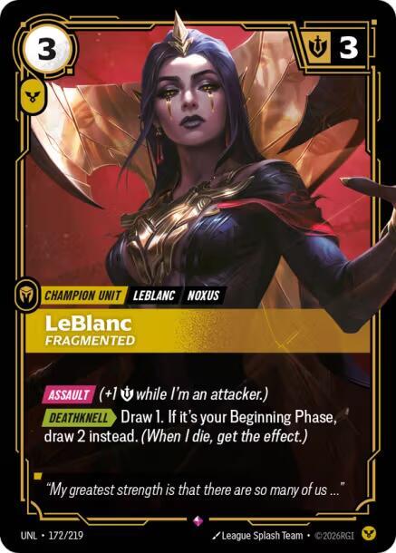 LeBlanc, Fragmented (Foil)