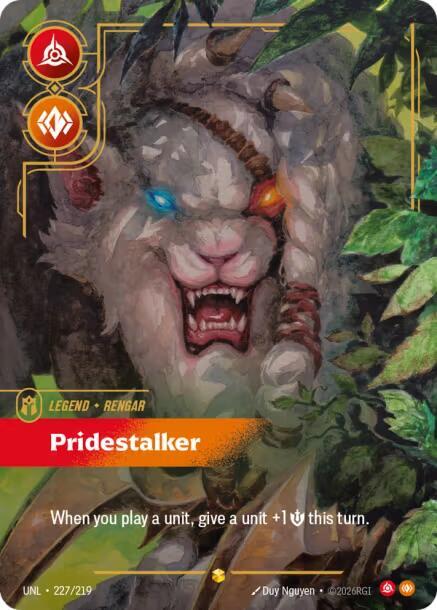 Rengar, Pridestalker (Overnumbered) (Foil)