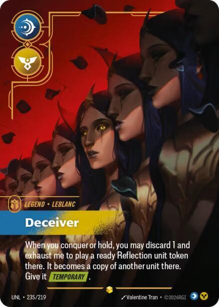 LeBlanc, Deceiver (Overnumbered) (Foil)