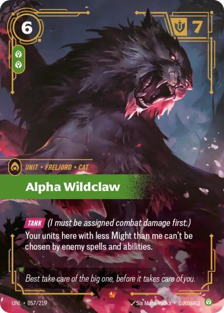 Alpha Wildclaw (Foil)