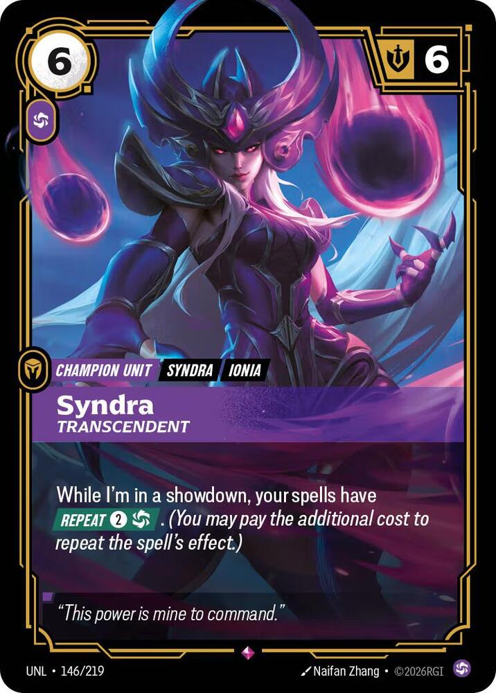 Syndra, Transcendent (Foil)